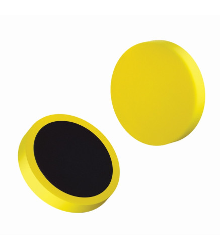 GĄBKA DO POLEROWANIA ŚR. 150MM / GR. 25MM / ŻÓŁTA / ŚREDNIO TWARDA / NA RZEP / BOLL