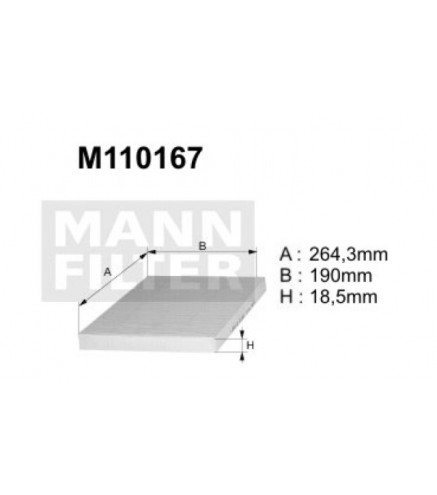 M110167 (K1107) filtr kabinowyDENCKERMANN