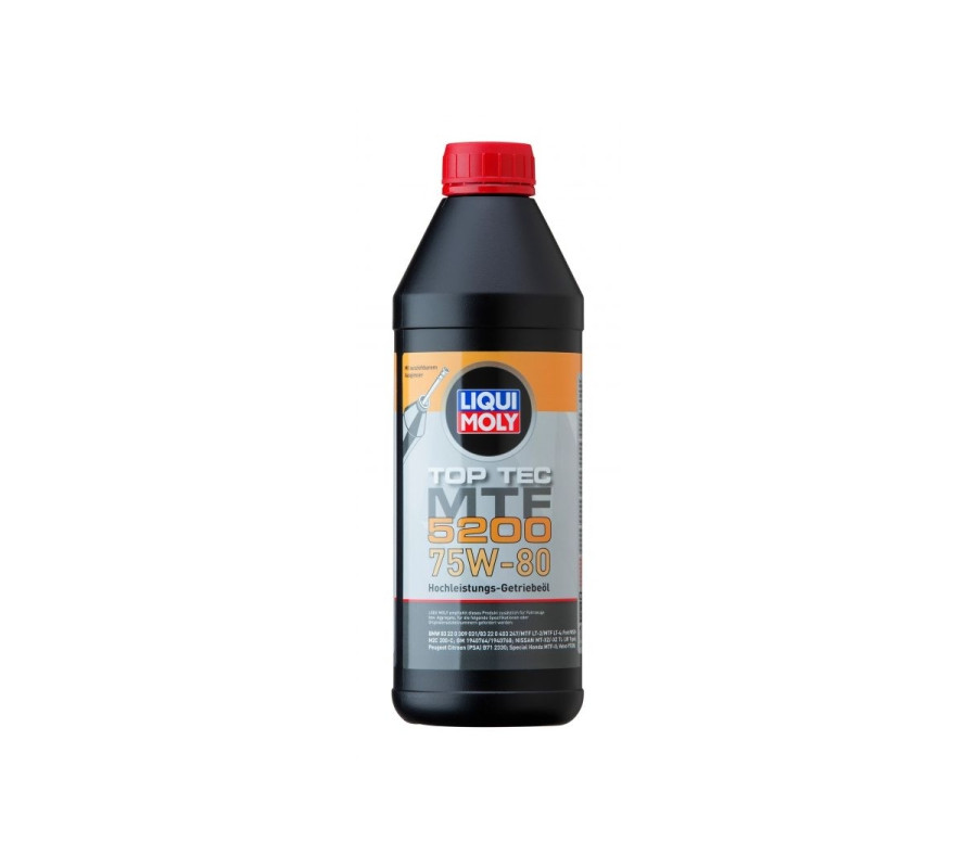OLEJ LIQUI MOLY 75W80 1L TOP TEC 5200 GL4 / B71 2330 / BMW 83 22 0 309 031 / SYNT. / WSD-M2C 200-C