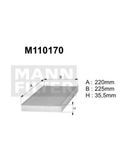 M110170 (K1127) filtr kabinowyDENCKERMANN