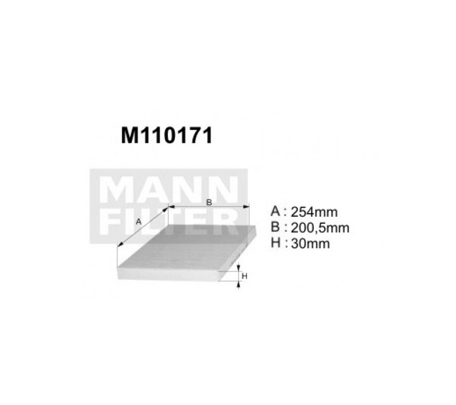 M110171 (K1102) filtr kabinowyDENCKERMANN