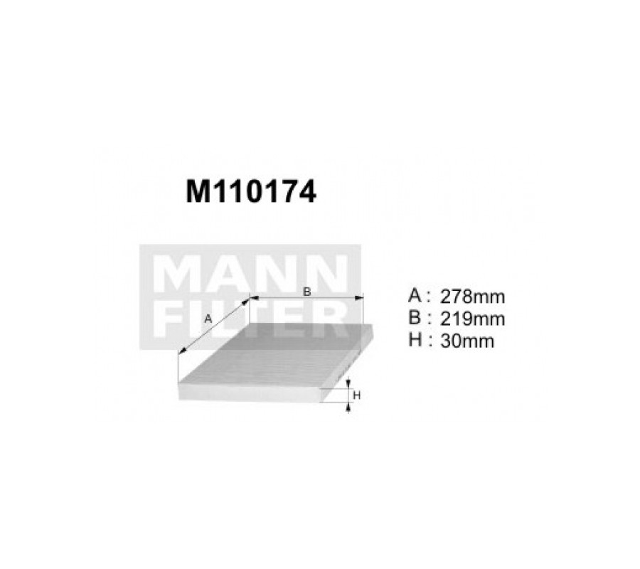 M110174 (K1155A)  Filtr kabinowyDENCKERMANN