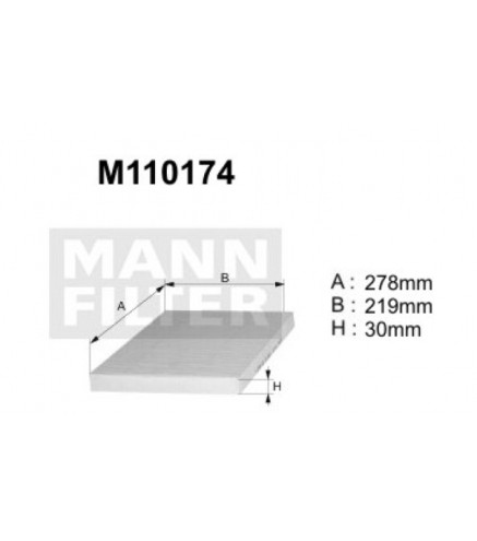 M110174 (K1155A)  Filtr kabinowyDENCKERMANN