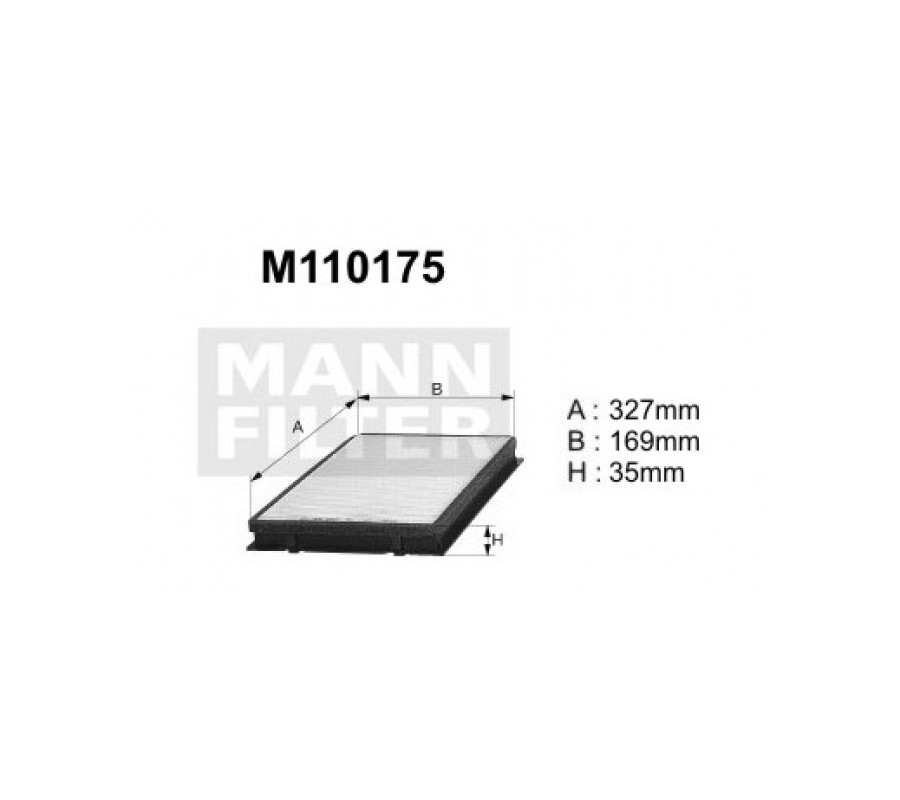 M110175 (K1020, M110021) Filtr kabinowyDENCKERMANN