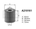 A210161 (OE665) filtr olejuDENCKERMANN