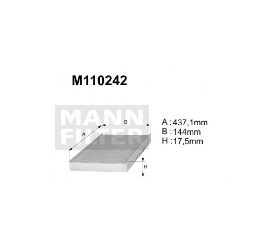 M110242 (K1056) filtr kabinowyDENCKERMANN