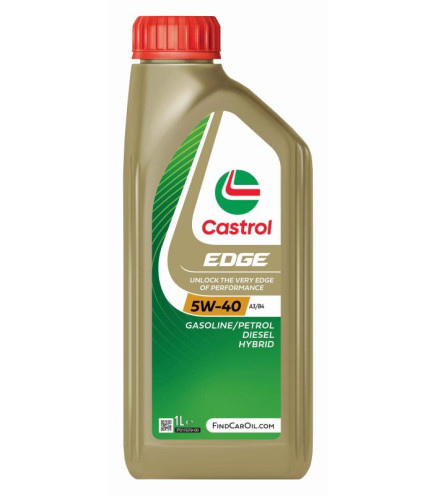 OLEJ CASTROL 5W40 1L EDGE A3/B4 / SN/CF / 229.3 229.5 226.5 / 502.00 505.00 / LL01 / A40 / RN0710