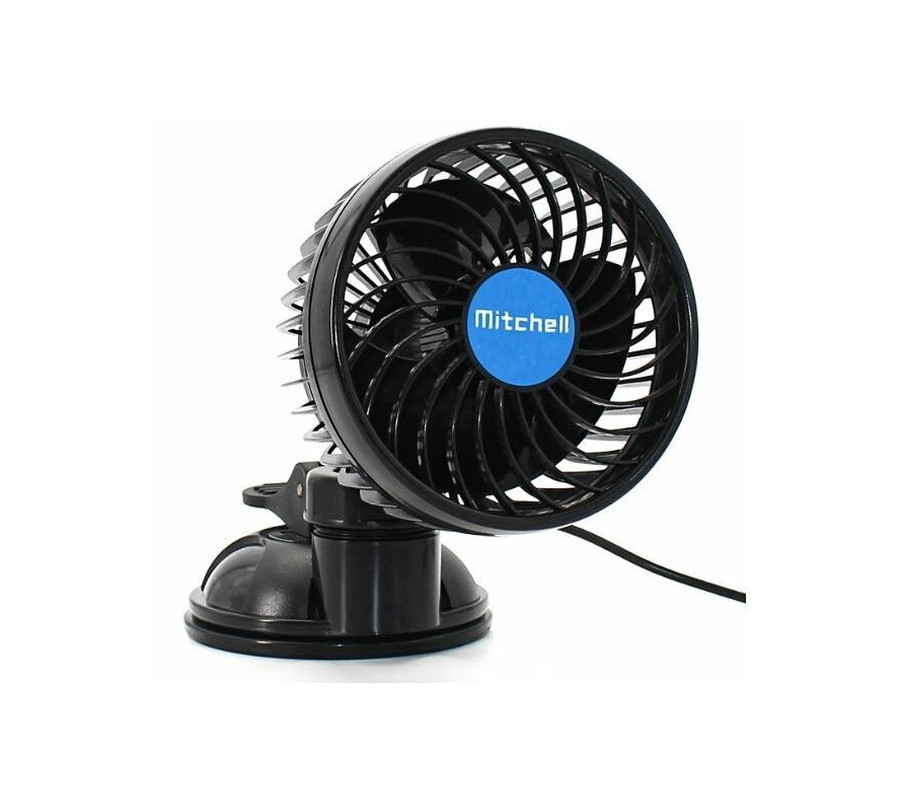 WENTYLATOR SAMOCHODOWY TURBO 12V - PRZYSSAWKA 4,5