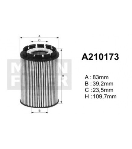 A210173 (OE640) filtr olejuDENCKERMANN