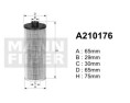A210176 (OE650/2) filtr olejuDENCKERMANN