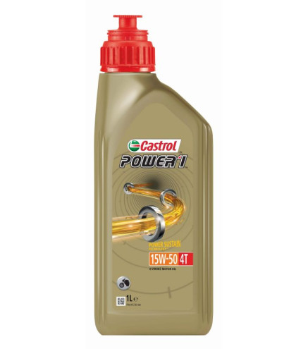 OLEJ CASTROL 15W50 1L POWER 1 4T PÓŁSYNT. / MOTOCYKLE