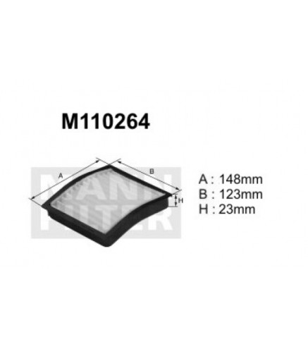 M110264 (K1072-2X) filtr kabinowyDENCKERMANN