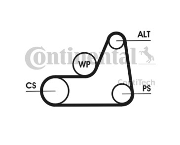 PASEK WIELOROWKOWY 6PK1042ELAST