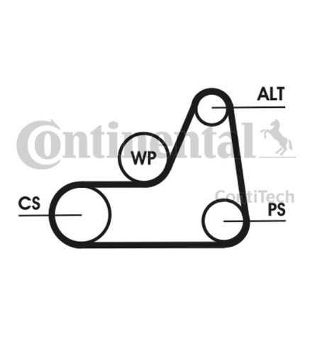PASEK WIELOROWKOWY 6PK1042ELAST