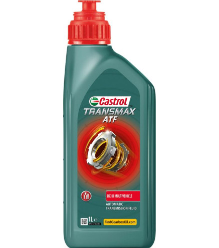 OLEJ CASTROL TRANSMAX ATF DX III MULTIVEHICLE 1L / DEX IIIH / MAN 339 Z1 V1 / 236.9 / VOLVO 97340 / PRZEKŁADNIOWY