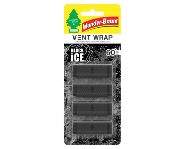 ZAPACH VENT WRAP BLACK ICE DO KRATEK NAWIEWÓW (4SZT.) / WUNDER BAUM