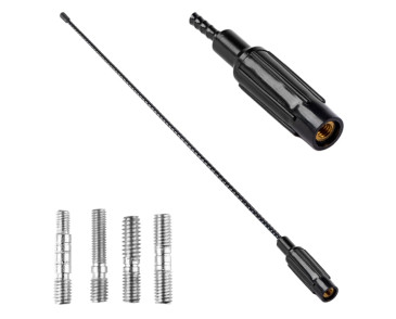 MASZT ANTENY SAMOCHODOWEJ 4 ADAPTERY 41CM