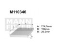 M110346 (K1097) filtr kabinowyDENCKERMANN
