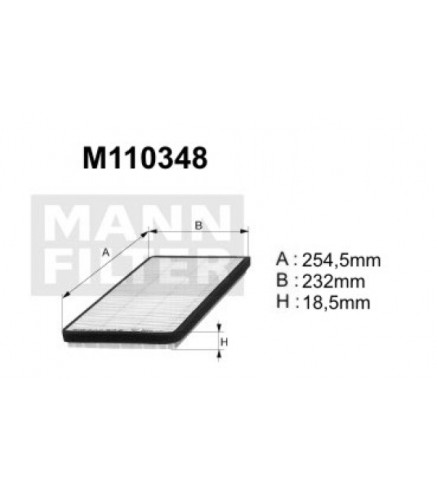 M110348 (K1095)  filtr kabinowyDENCKERMANN