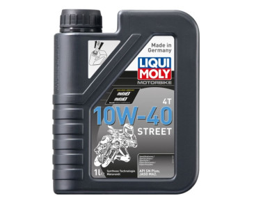 OLEJ LIQUI MOLY 10W40 1L MOTORBIKE 4T STREET / MOTOCYKLE