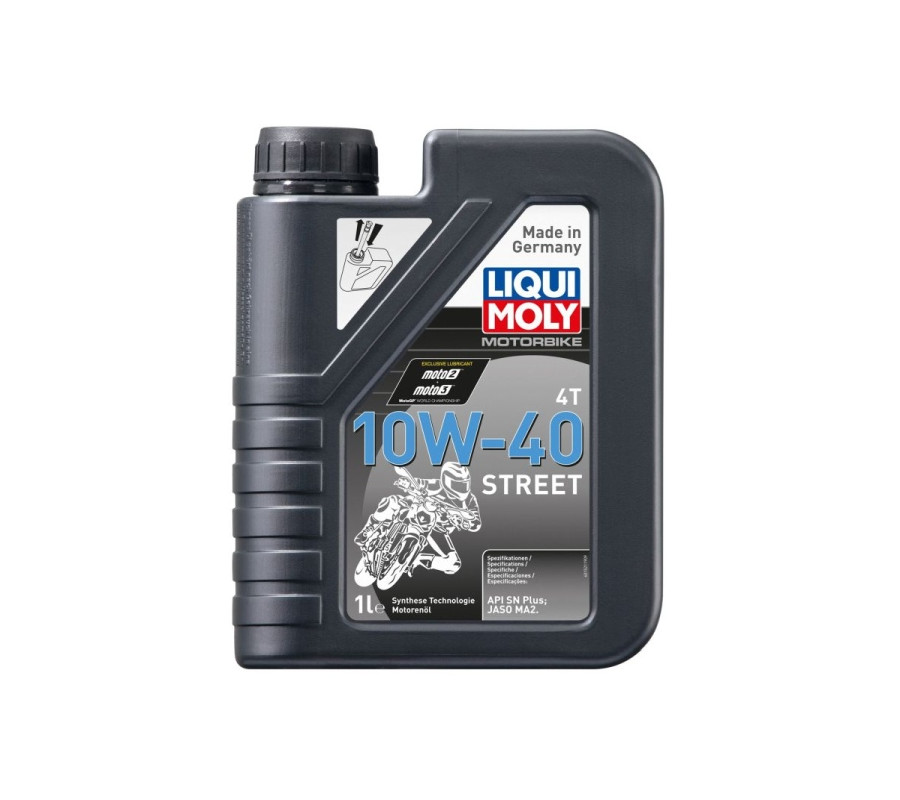 OLEJ LIQUI MOLY 10W40 1L MOTORBIKE 4T STREET / MOTOCYKLE