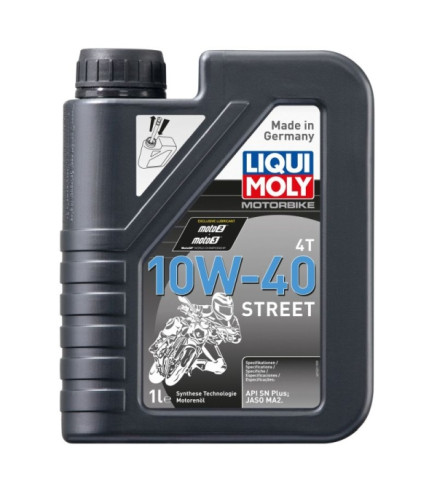 OLEJ LIQUI MOLY 10W40 1L MOTORBIKE 4T STREET / MOTOCYKLE