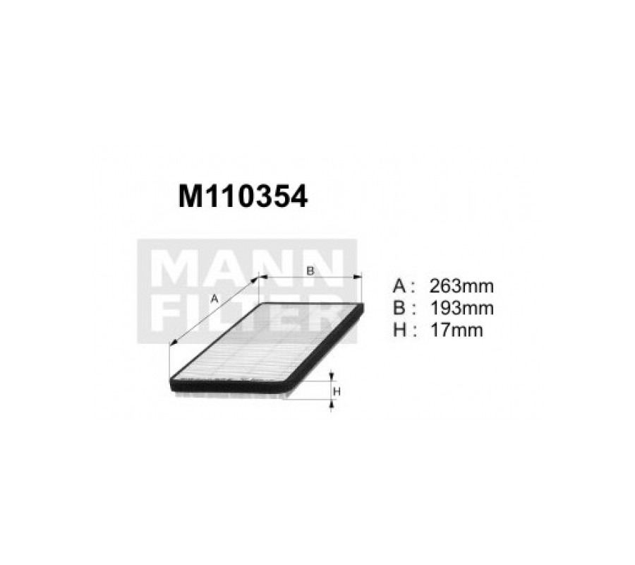 M110354 (K1030)  filtr kabinowyDENCKERMANN