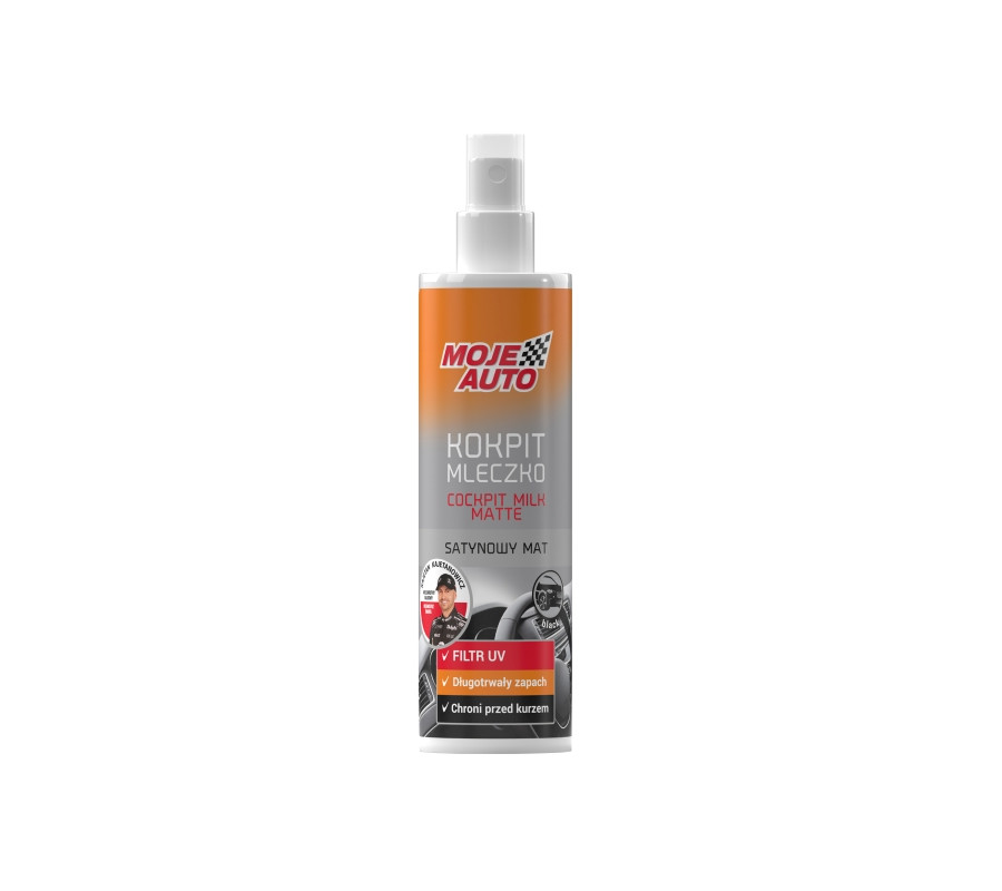KOKPIT MATOWY MLECZKO BLACK 300ML / MOJE AUTO