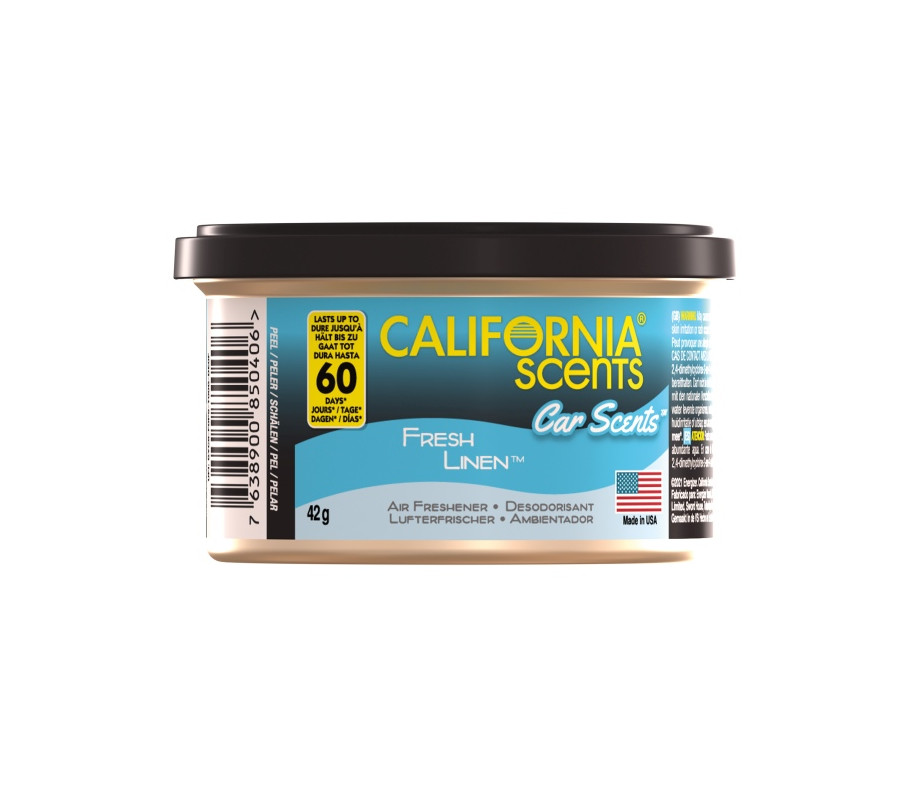 ZAPACH CALIFORNIA SCENTS FRESH LINEN - PUSZKA ZAPACHOWA 42G