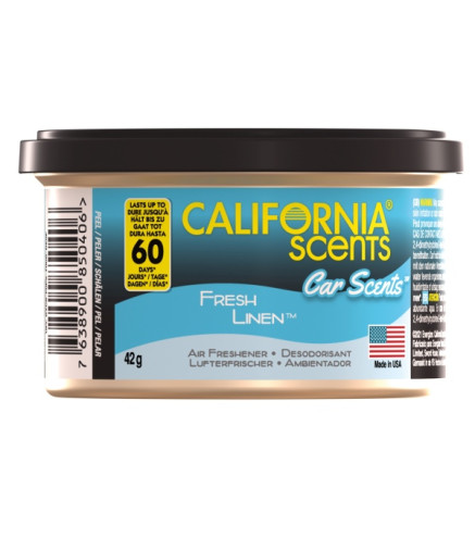 ZAPACH CALIFORNIA SCENTS FRESH LINEN - PUSZKA ZAPACHOWA 42G