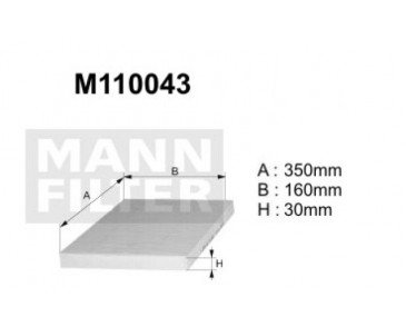 M110373 (K1036) filtr kabinowyDENCKERMANN