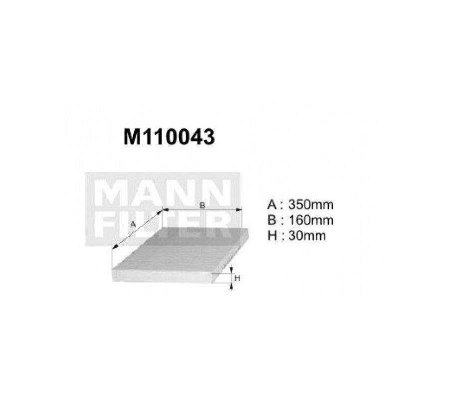 M110373 (K1036) filtr kabinowyDENCKERMANN