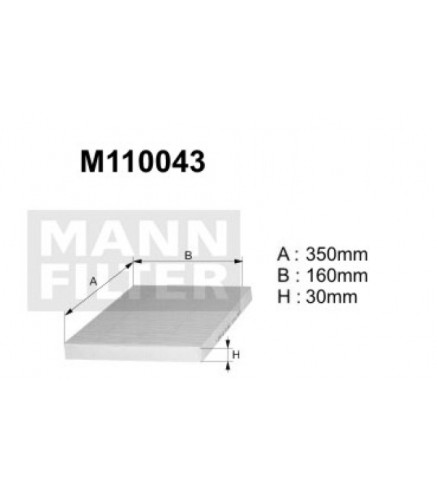 M110373 (K1036) filtr kabinowyDENCKERMANN