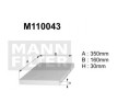 M110373 (K1036) filtr kabinowyDENCKERMANN