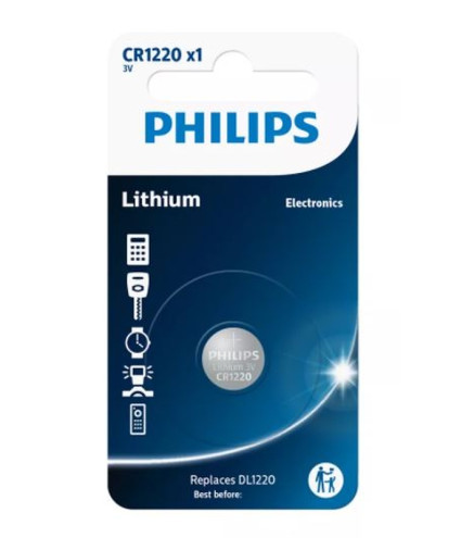 BATERIA CR1220 3.0V (12,5X2,0) LITHIUM BLISTER 1SZT. (CENA ZA SZT/SPRZEDAŻ W WIELOKROTNOŚCI 10 SZT.)
