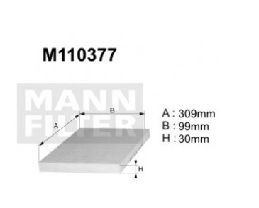 M110377 (K1162-2X) filtr kabinowyDENCKERMANN