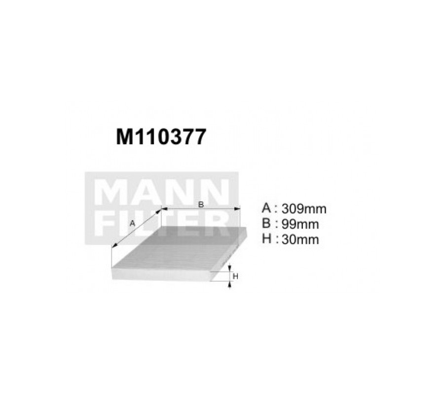 M110377 (K1162-2X) filtr kabinowyDENCKERMANN