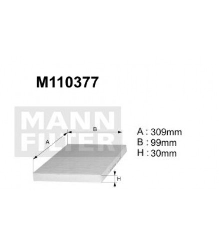 M110377 (K1162-2X) filtr kabinowyDENCKERMANN