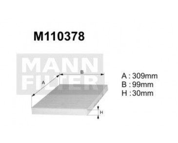 M110378 (K1162A-2X) filtr kabinowyDENCKERMANN