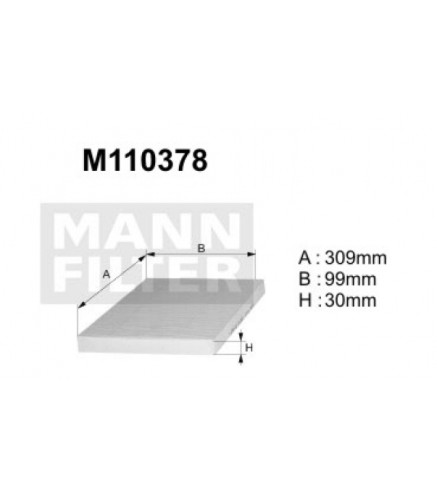 M110378 (K1162A-2X) filtr kabinowyDENCKERMANN
