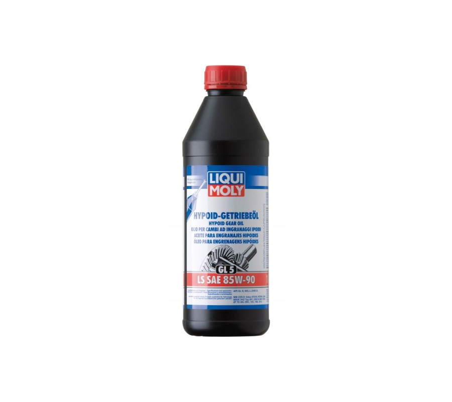 OLEJ LIQUI MOLY 85W90 1L HYPOID-GETRIEBEÖL GL5 LS / MIL-L 2105 D / GM B 40 1010 / ZF TE-ML 21C