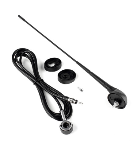 ANTENA SAMOCHODOWA 5MM ADAPTOR DŁ. 40CM , DŁ.KABLA 2,3M