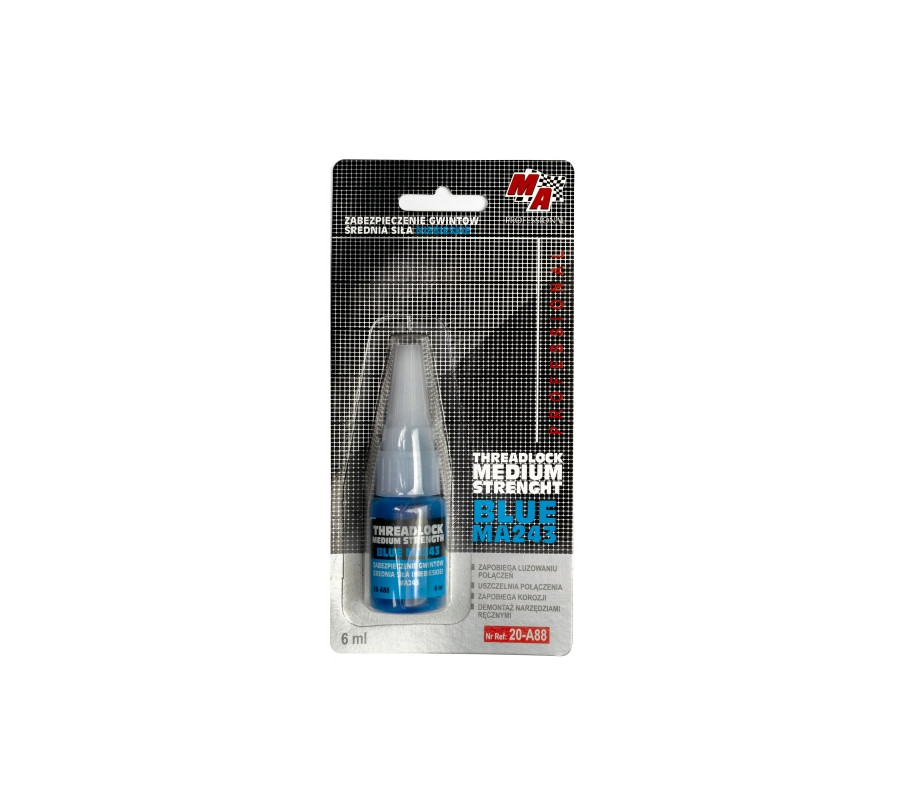 ZABEZPIECZENIE GWINTÓW NIEBIESKI - ŚREDNI 6ML / MA PROFESSIONAL