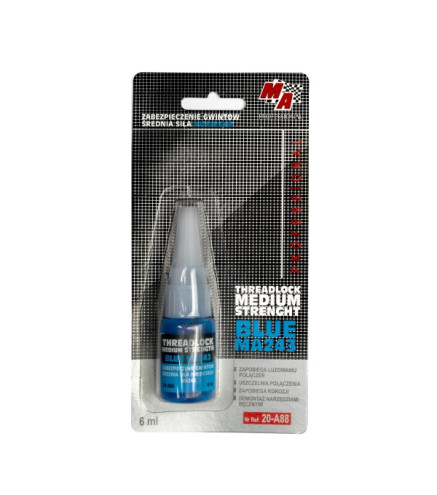 ZABEZPIECZENIE GWINTÓW NIEBIESKI - ŚREDNI 6ML / MA PROFESSIONAL