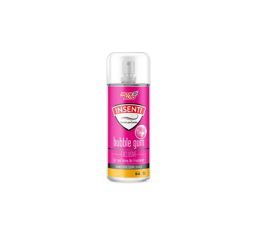 ODŚWIEŻACZ POWIETRZA 50ML BUBBLE GUM INSENTI SPRAY / MOJE AUTO