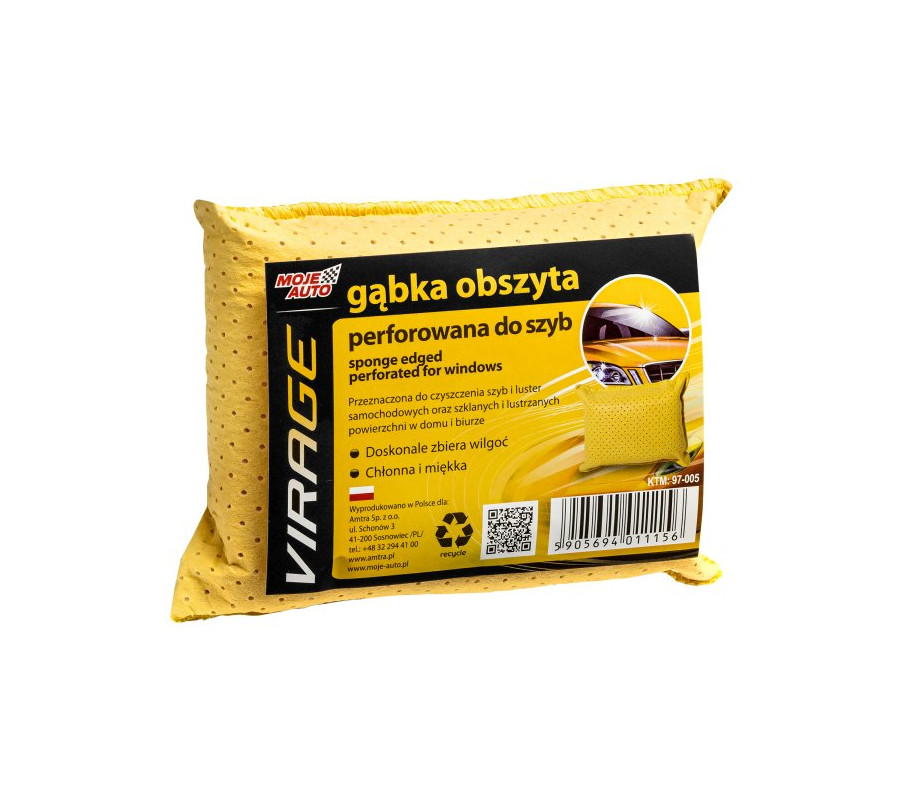 GĄBKA OBSZYTA PERFOROWANA DO SZYB / VIRAGE GĄBKA OBSZYTA PERFOROWANA DO SZYB / VIRAGE