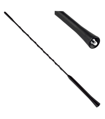 MASZT ANTENY SAMOCHODOWEJ 40CM, ŚREDNICA 5MM