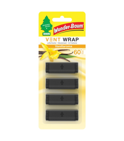 ZAPACH VENT WRAP VANILLA DO KRATEK NAWIEWÓW (4SZT.) / WUNDER BAUM