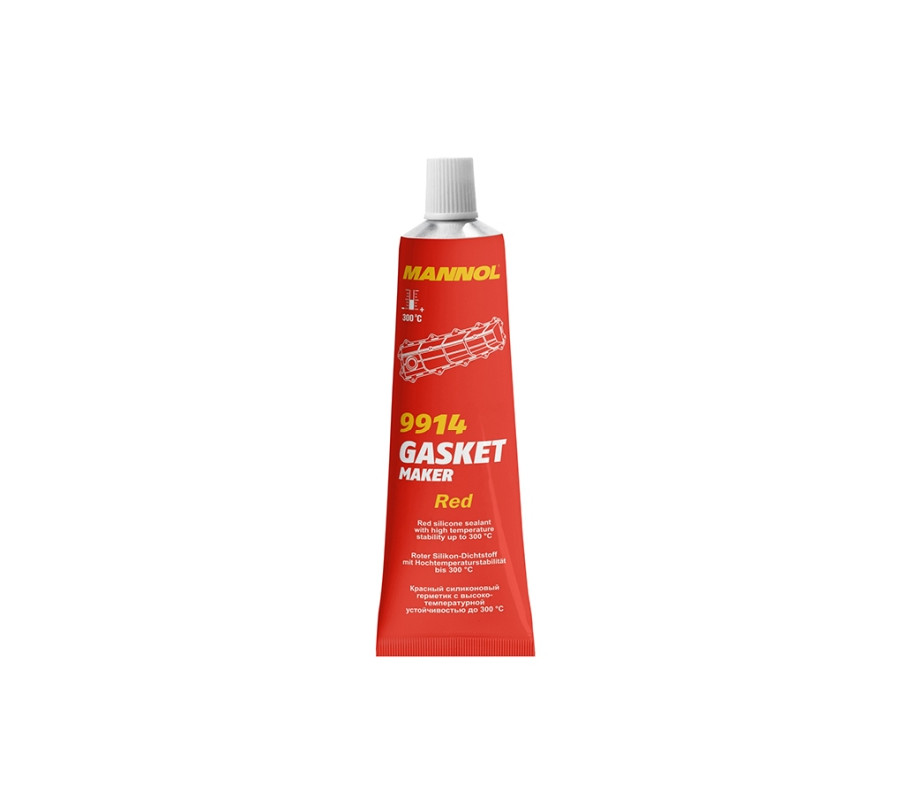 SILIKON WYSOKOTEMPERATUROWY 85G CZERWONY / -50°C DO +300°C