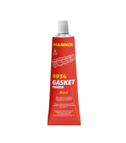 SILIKON WYSOKOTEMPERATUROWY 85G CZERWONY / -50°C DO +300°C